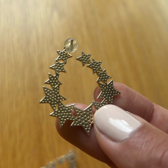 July 4th Star Earrings - Picture 9 of 10